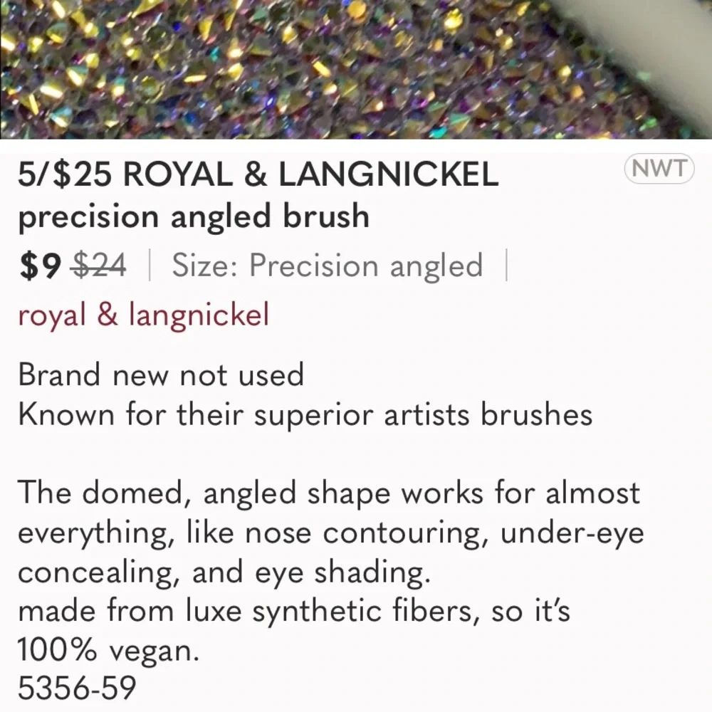 Royal & Langnickel precision angled brush